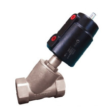 Angle Seat Valve - Low Abrasion Piston Structure